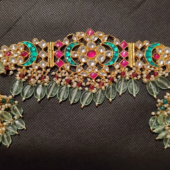 COPY - Kundan Necklace & Earring (Jumka) set (best price-no bargaining) - Picture 6 of 6